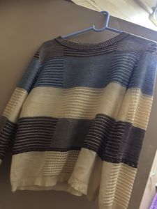 Patchwork Knit Sweater