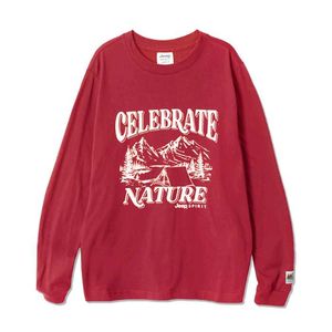 Vintage JeepSpirit Camping Logo Longsleeve TShirt