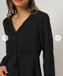 OUTRYT Black Button-Down Top