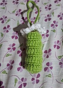 Handmade Crochet Daisy Lipstick holder