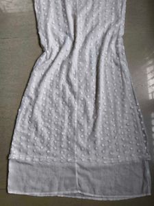 Chic White Embroidered Dress