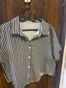Stylish Striped Button-Down Shirt