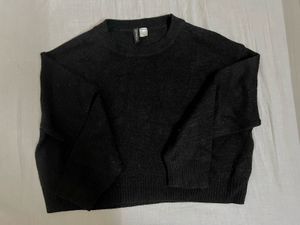 H&amp;M Black Crew Neck Sweater