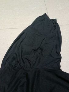 Black Puff Sleeve Top