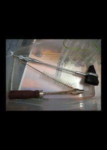 💥Sale ...10 Test Tubes, Holder N Cleaner, Hammer