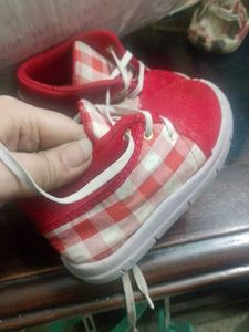 Cute Red Baby Shoes