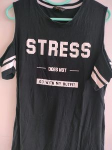 Zink London Cold Shoulder Top