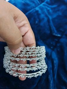 Crystal Beaded Bangle Set