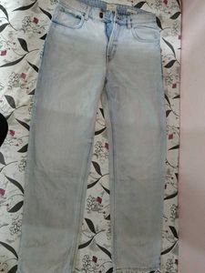 Light Wash Wide Leg Jeans