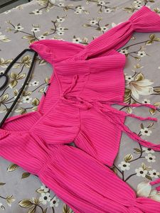 Trendy Pink Ruffle Sleeve Top