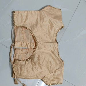 golden blouse
