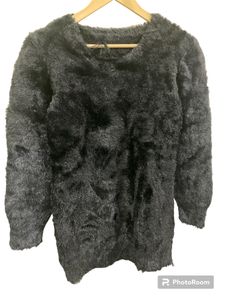 Black Furr Sweatshirt