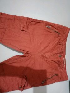 Orange Cargo Pants