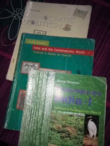 Combo Of Class IX, S.S.T Books