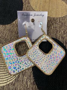 Statement Diamond Shaped Earrings