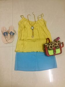 Spaghetti Strap Tunic Top