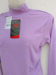 New Levender High Neck Top
