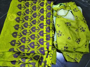 green saree
