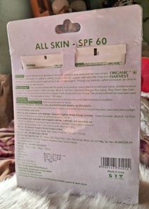Organic Harvest All Skin Spf 60 Sunscreen 🧴
