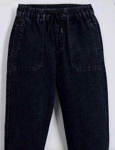 Drawstring denim Pants