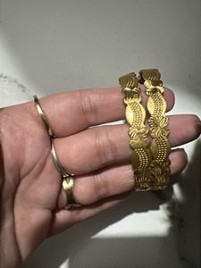 Elegant Gold Bangles