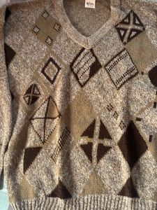 Cozy Geometric Knit Sweater
