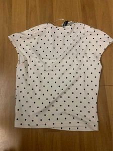 H&amp;M polka square top