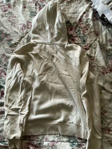 Cream Graphic Hoodie