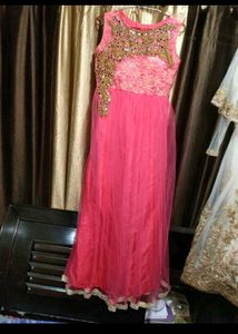 Stunning Pink Embellished Gown