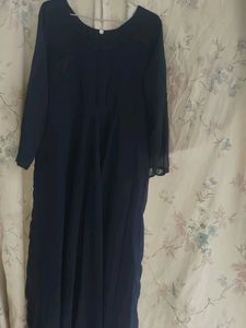 Navy Blue anarkali