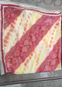 Vibrant Bandhani Print Saree