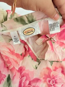 Floral Print Wide Leg Pants