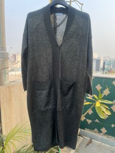 Elegant Gray Cardigan