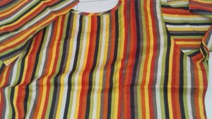 Vibrant Striped Kurta for Women