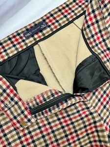 M&amp;S Plaid Winter Trouser
