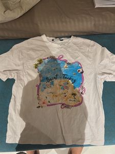 White Saint-Tropez Graphic T-Shirt