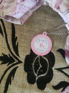 Organzacherry Blossom Party Wear Frock