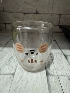 Cute Cartoon Glass Cup