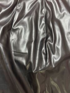 Black Faux Leather Mini Skirt