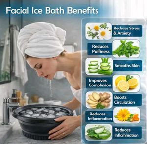 Silicone Facial Ice Bath Bowl