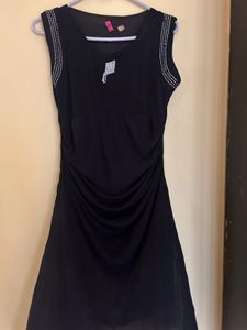 Sparkly Embellished Black Dress