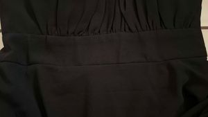 Chic Black Ruffle Strap Dress with Good condition
