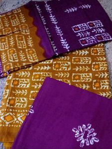 Combo Branded pure cotton Suit material