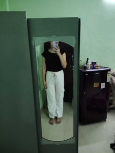Stylish White Cargo Pants for Women