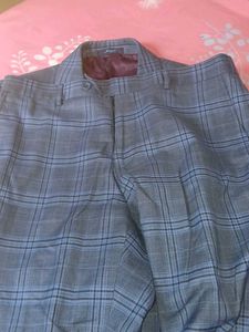 Men's Blue Plaid Blazer