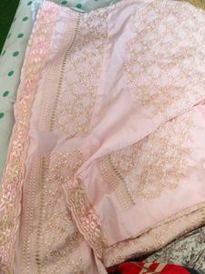 Elegant Pink Embroidered Kurta Set