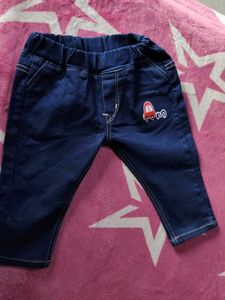 Cute Car Design Jeans for Baby