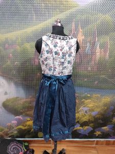Floral Germanic Drindl dress