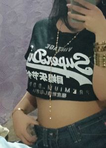 Super Dry crop baby tee