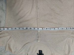 H&amp;M Cream Knit Cardigan